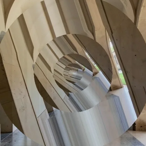 Portal tunnel applied to the same source image