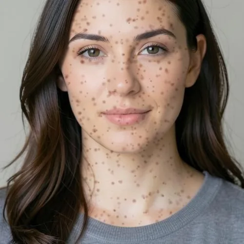 Real Freckles Effect applied to the same source image