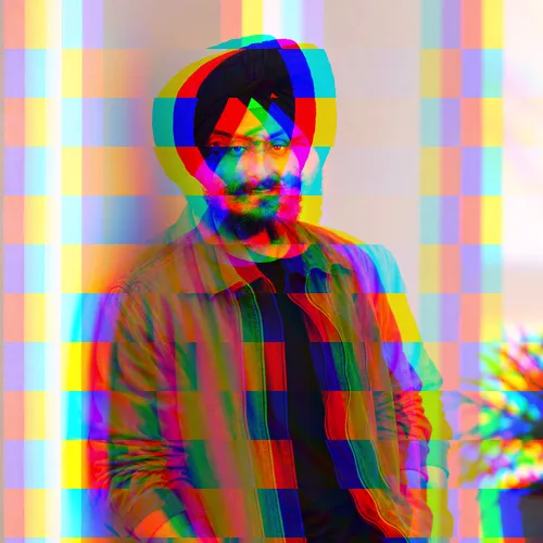RGB Split · Slice · Neon Signal applied to the same source image