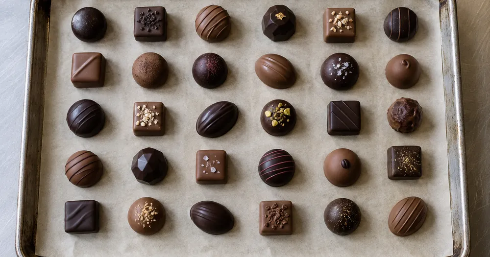 Count chocolates in a tray from a photo — count chocolates in a tray from a photo with marked results