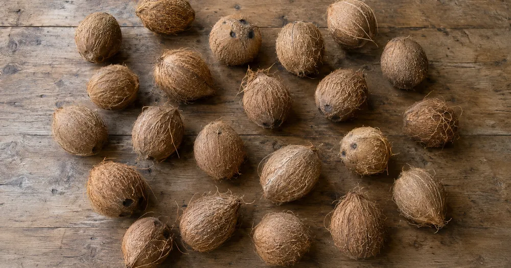Count coconuts in a heap from a photo — count coconuts in a batch from a photo with marked results