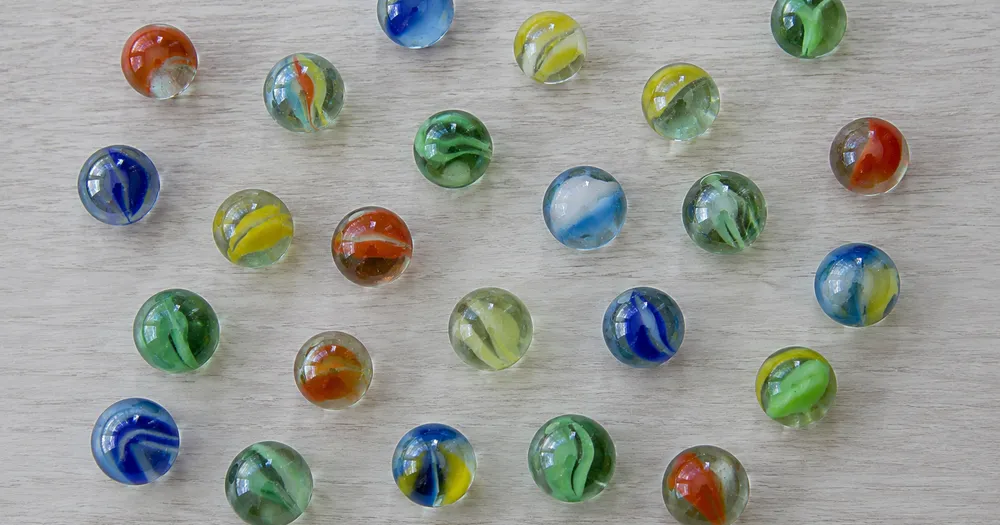 Count marbles in a tray from a photo — count marbles in a tray from a photo with marked results