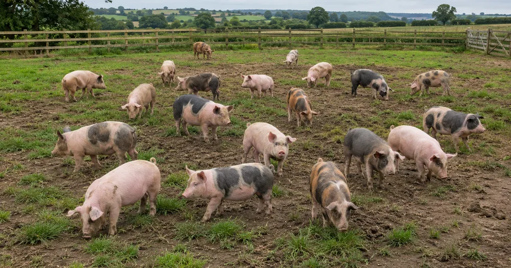 Count pigs in a pen from a photo — count pigs in a herd from a photo with marked results