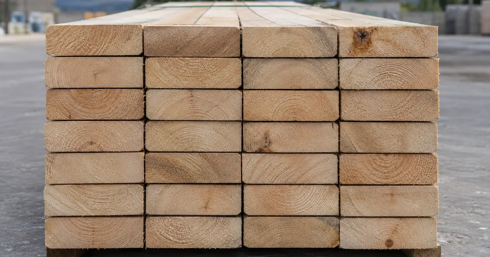 Count planks in a stack from a photo — count planks in a bundle from a photo with marked results