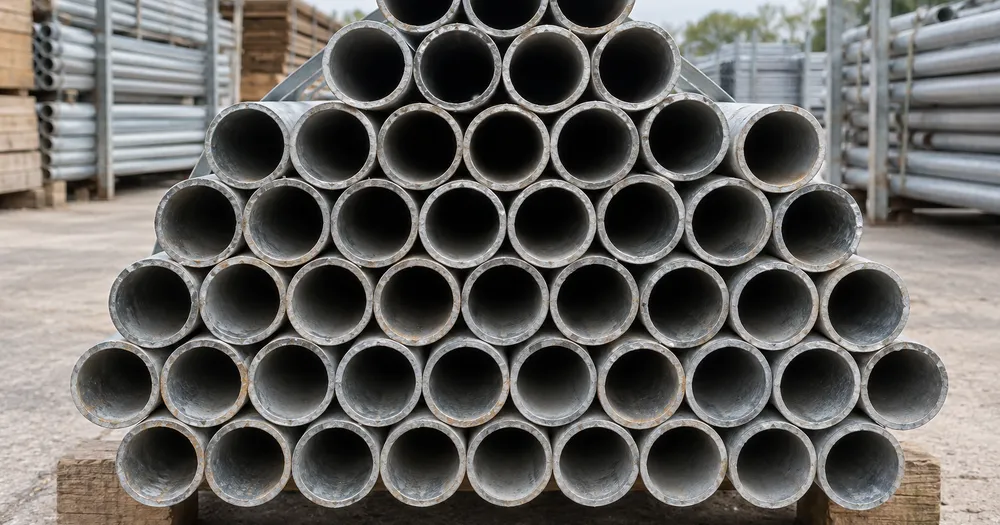 Count scaffolding tubes in a bundle from a photo — count scaffolding tubes in a bundle from a photo with marked results