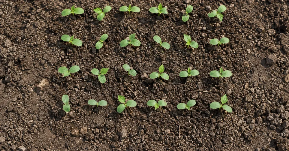 Count germinated sprouts in a tray from a photo — count sprouts in a tray from a photo with marked results