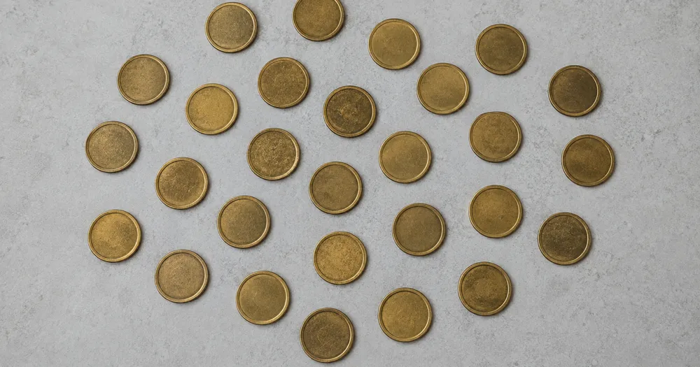 Count tokens in a tray from a photo — count tokens in a tray from a photo with marked results