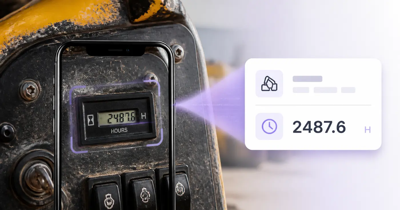Equipment Hour-Meter Reader — Log Machine Hours From Photos