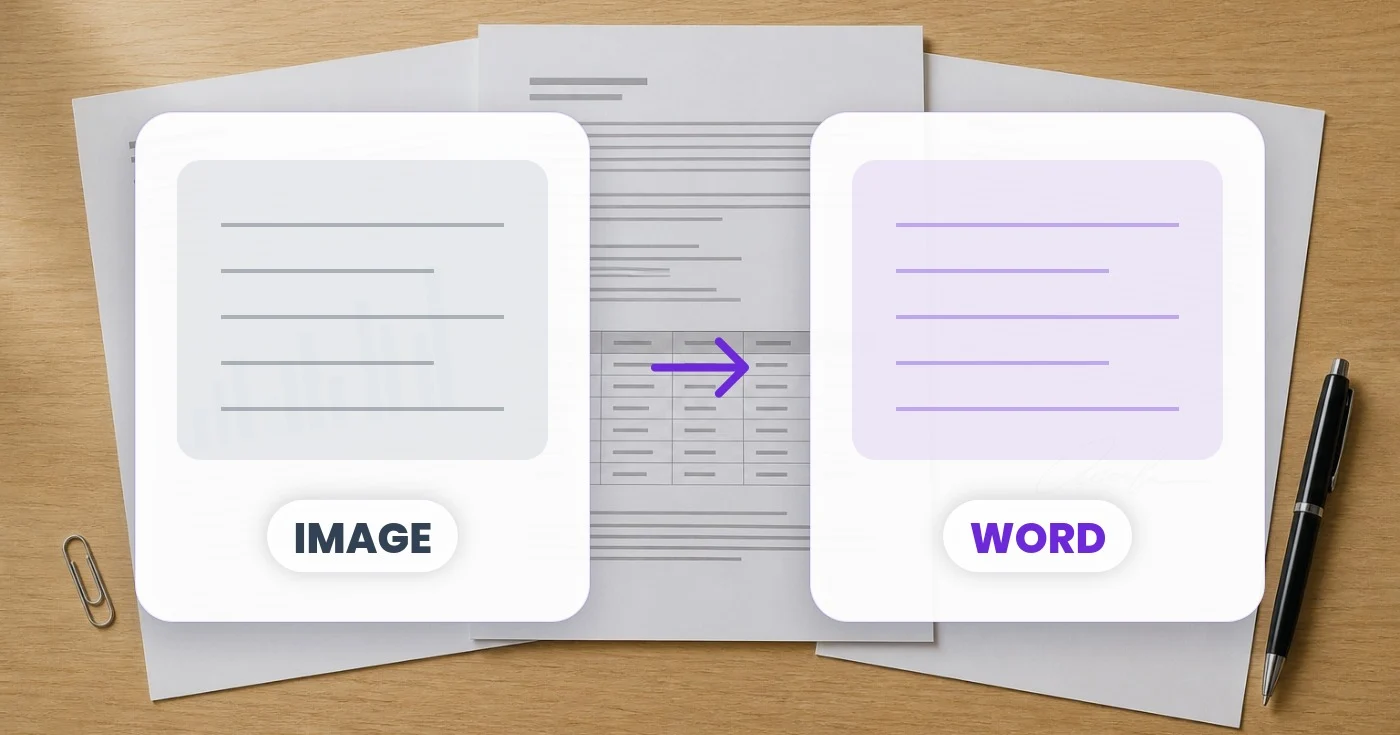 Image to Word result preview