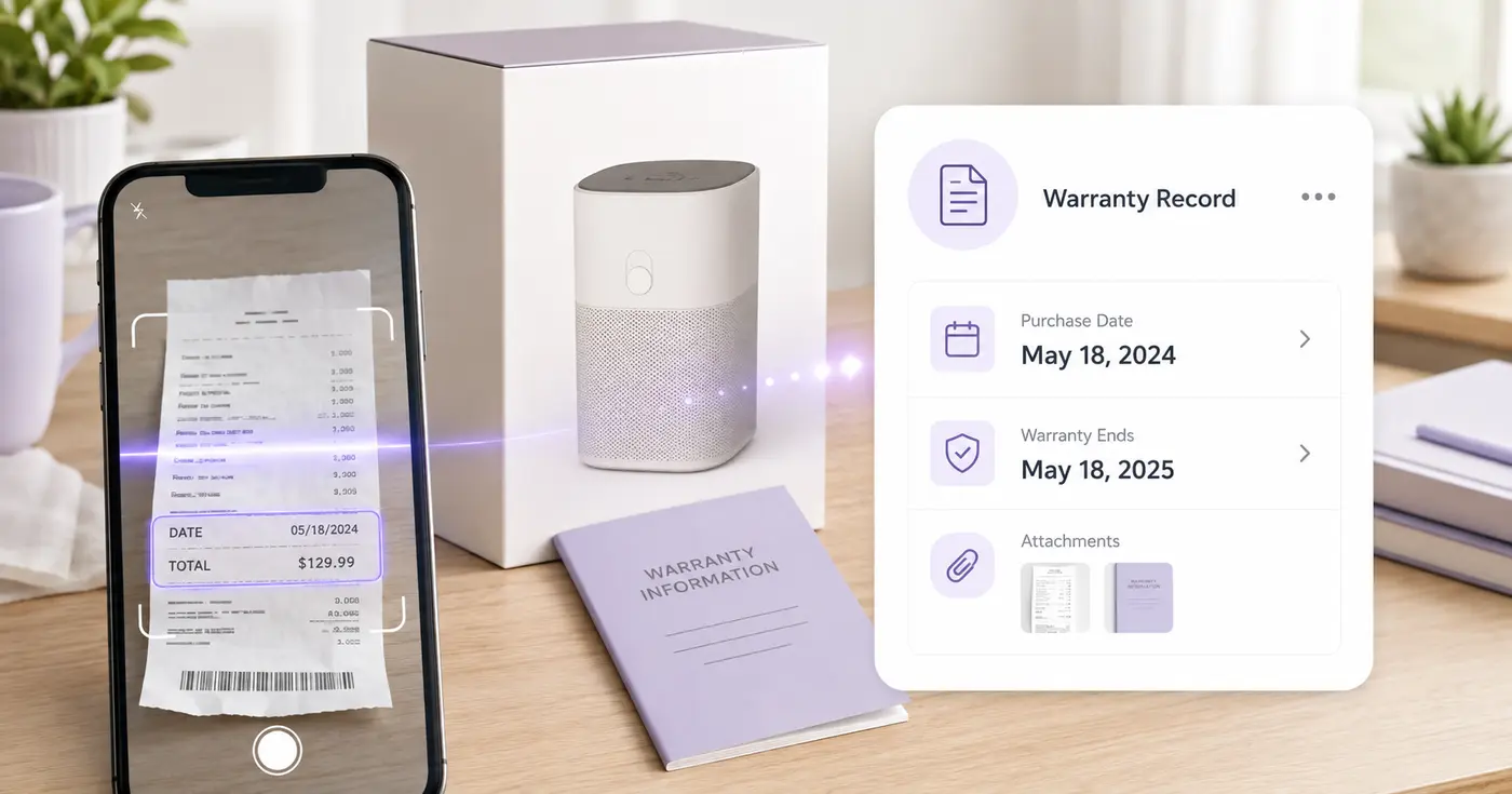 Warranty Receipt Tracker — Find Proof of Purchase Before You Need It