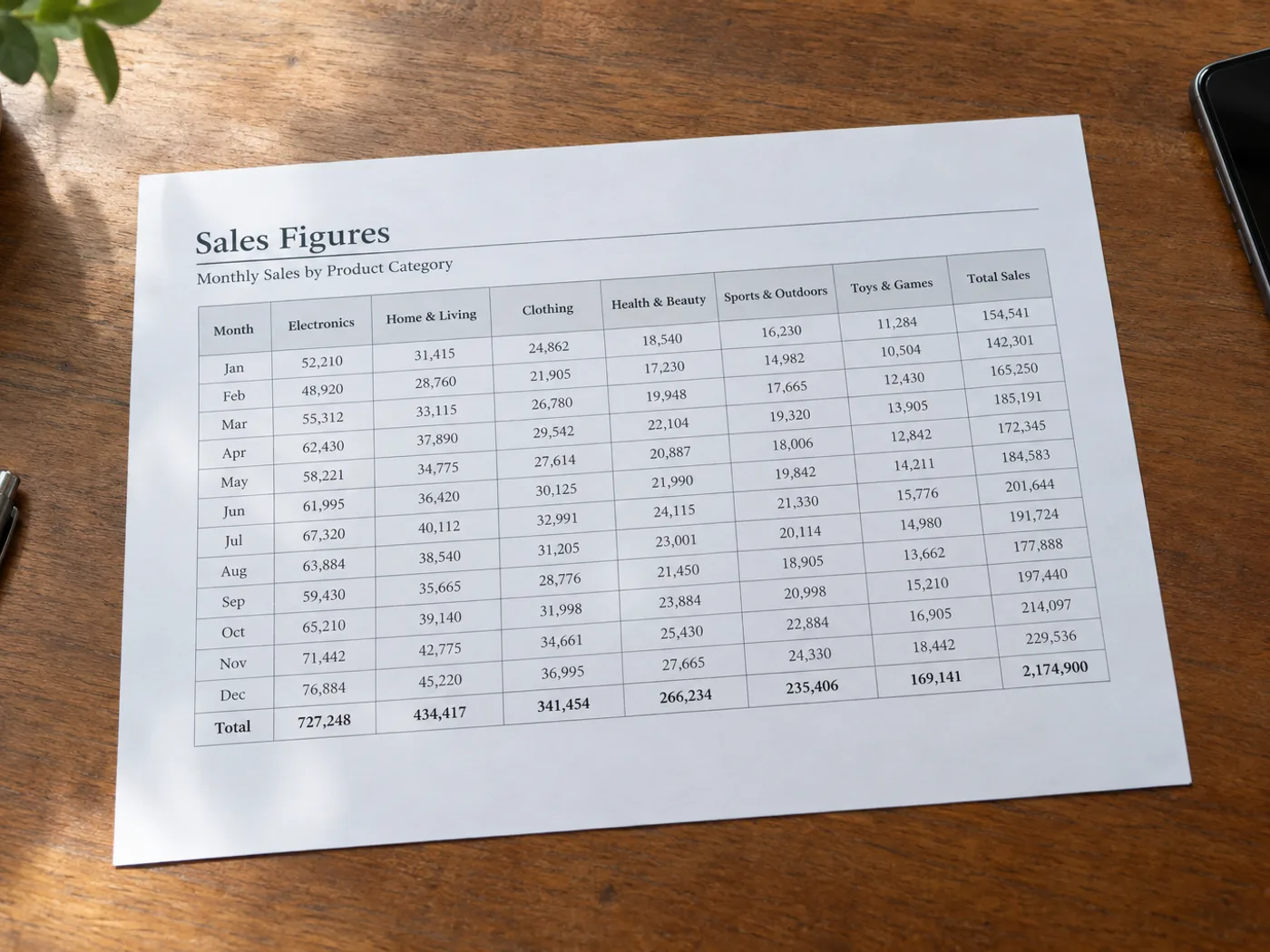 Image to Excel Converter — Convert JPG to Excel Spreadsheet — convert a table photo or picture into an editable Excel spreadsheet — Before