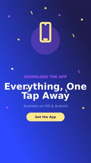 App Promo App Promo — editable blue advertisement template, story / reel