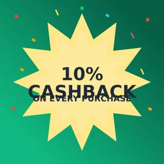 Cashback Offer — editable green advertisement template, instagram post