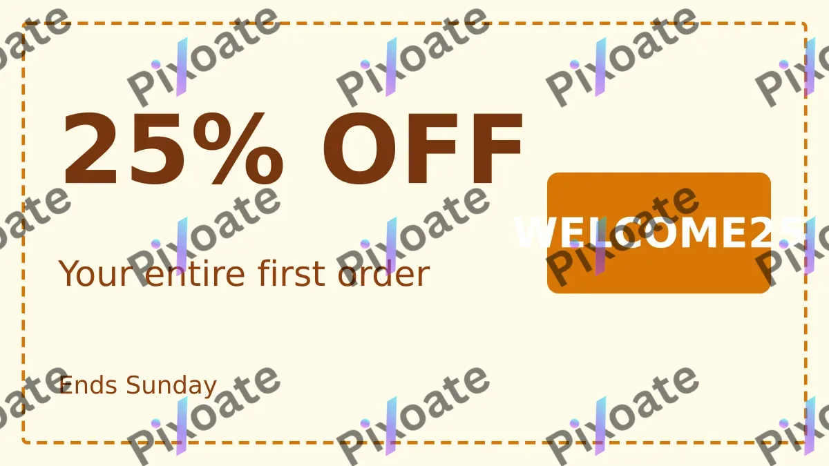 Discount Code Discount Code — editable white advertisement template, youtube thumbnail
