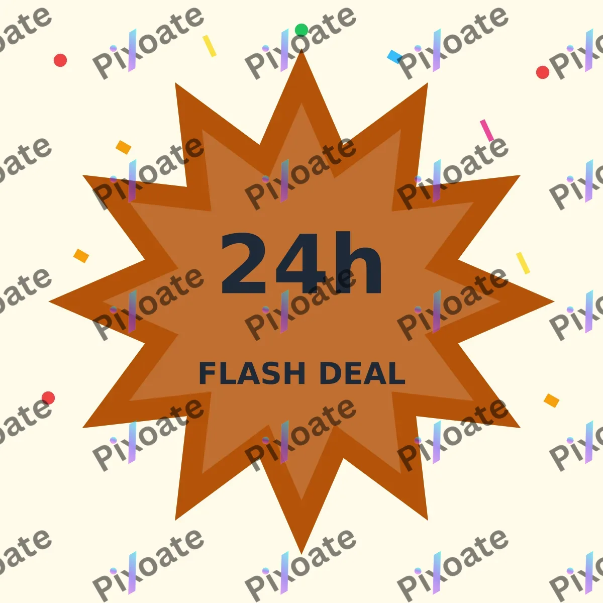 Flash Deal Flash Deal — editable white advertisement template, instagram post