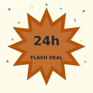 Flash Deal Flash Deal — editable white advertisement template, instagram post