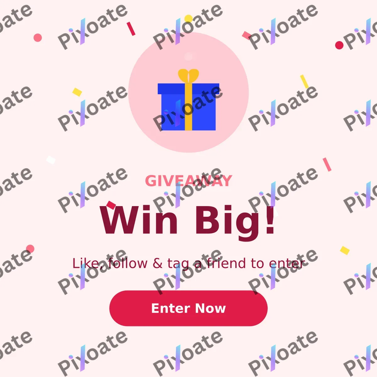 Giveaway Giveaway — editable white advertisement template, instagram post