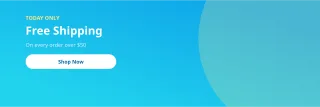 Leaderboard — editable blue advertisement template, banner / header