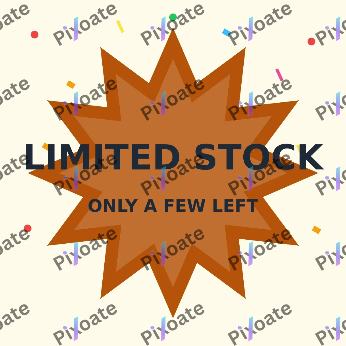 Limited Stock Limited Stock — editable white advertisement template, instagram post