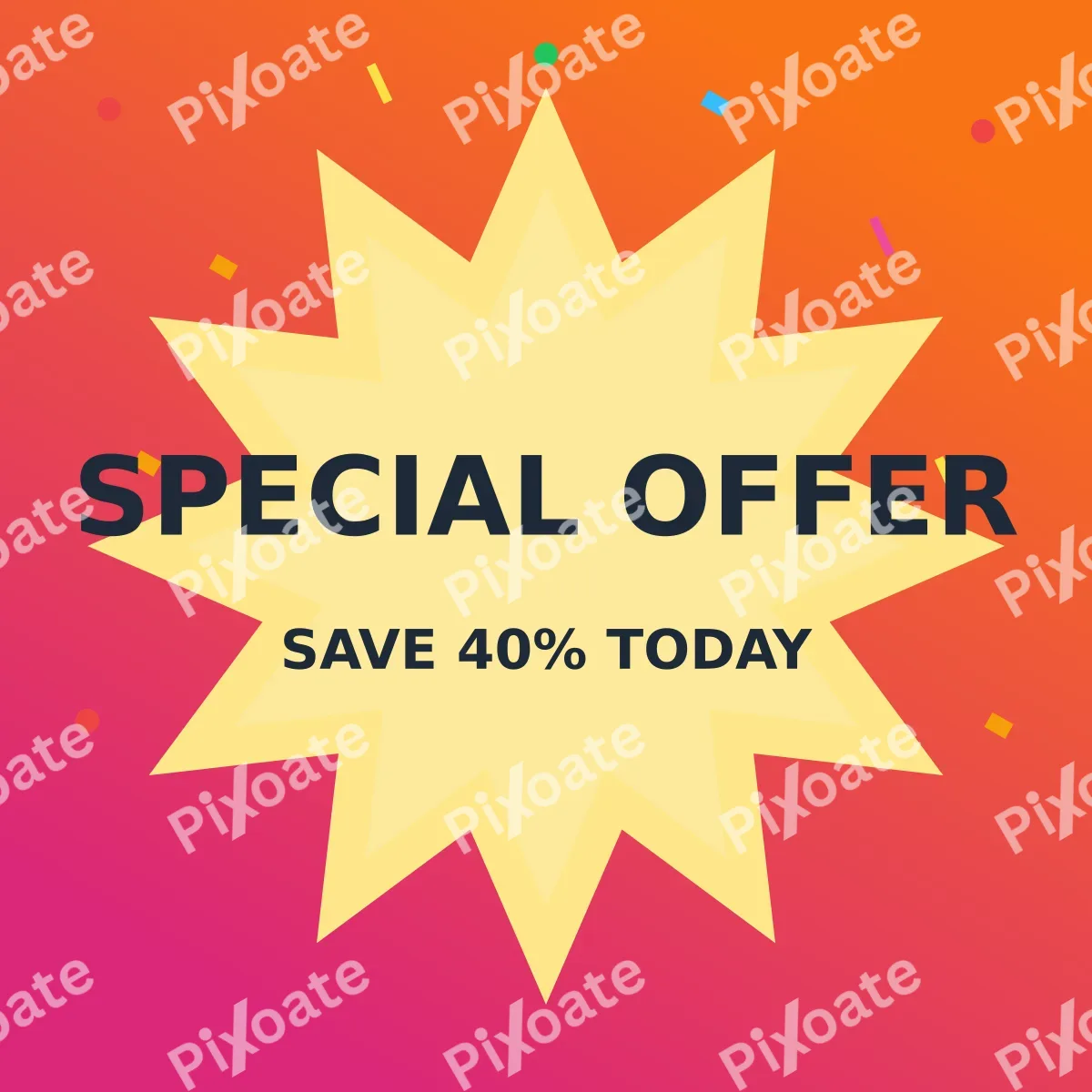 Special Offer Special Offer — editable pink advertisement template, instagram post