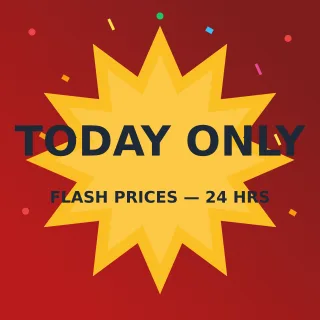 Today Only Today Only — editable red advertisement template, instagram post