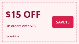 Voucher — editable white advertisement template, youtube thumbnail