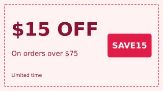 Voucher — editable white advertisement template, youtube thumbnail