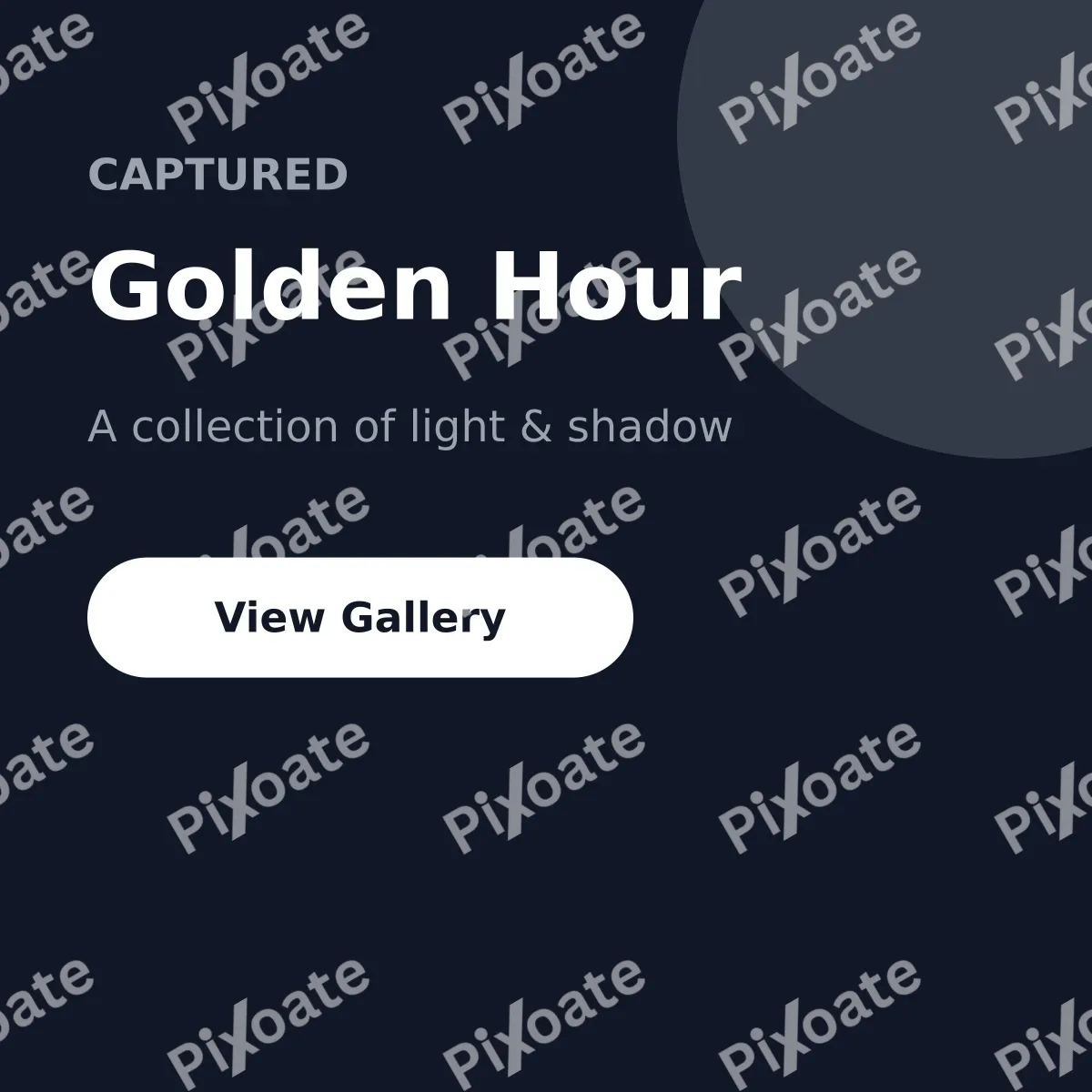 Photography Photography — editable blue creator template, instagram post
