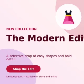 Aurora Fashion Boutique Square Post — editable white beauty and fashion template, instagram post