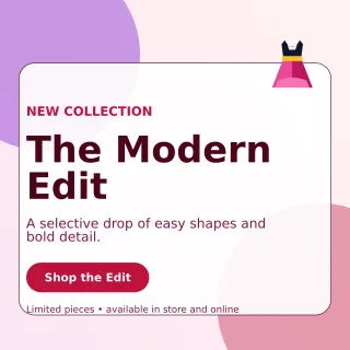 Glass Fashion Boutique Square Post — editable white beauty and fashion template, instagram post