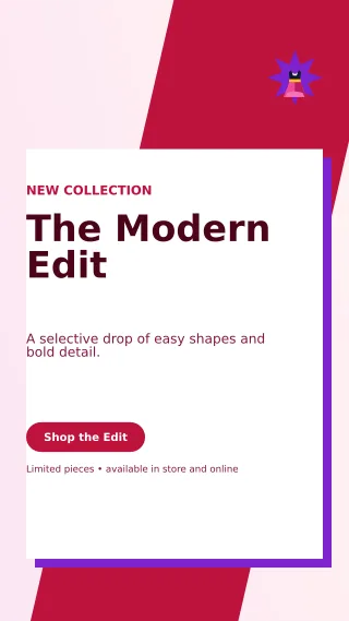 Neo Fashion Boutique Story — editable white beauty and fashion template, story / reel