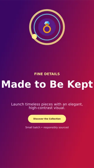 Orbit Jewelry Collection Story — editable purple beauty and fashion template, story / reel
