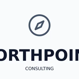 Consulting Firm Logo Consulting Firm Logo — editable white branding template, logo / badge