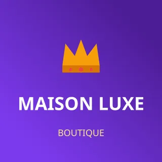 Fashion Boutique Logo — editable purple branding template, logo / badge