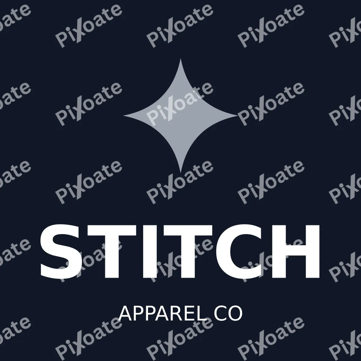Fashion Label Logo Fashion Label Logo — editable blue branding template, logo / badge