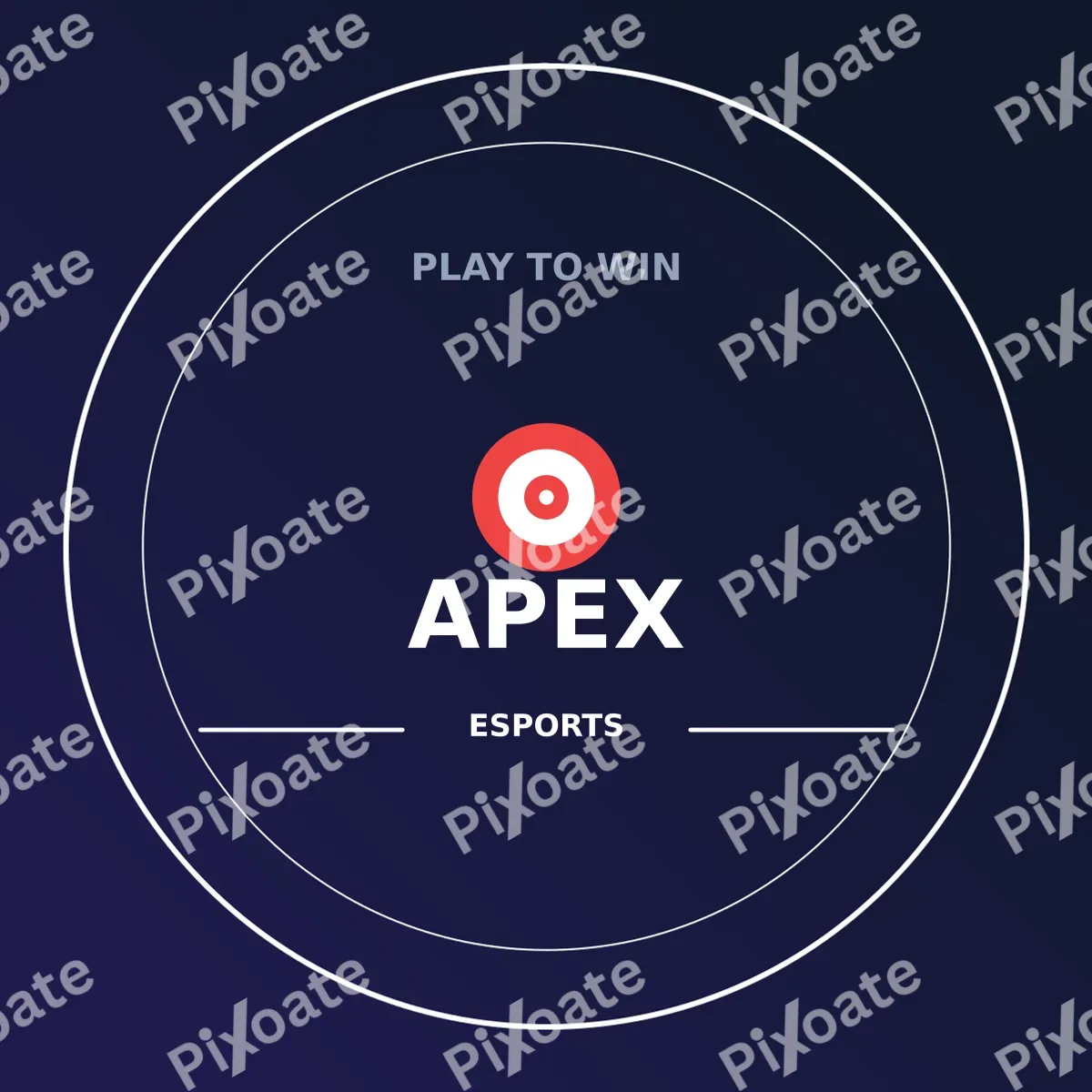 Gaming Esports Logo Gaming Esports Logo — editable blue branding template, logo / badge