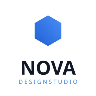 Logo — editable white branding template, logo / badge