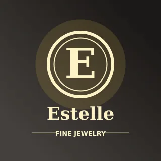 Monogram Jewelry Monogram Jewelry — editable black branding template, logo / badge