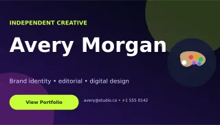 Aurora Graphic Designer Card Networking Card — editable black business card template, business card