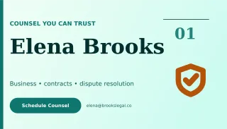 Editorial Lawyer Card Studio Card — editable white business card template, business card