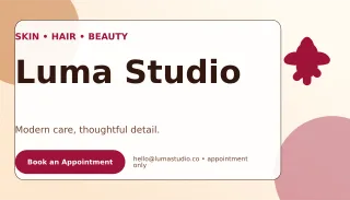Glass Beauty Studio Card Networking Card — editable white business card template, business card