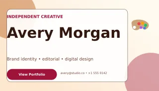 Glass Graphic Designer Card Studio Card — editable white business card template, business card