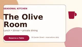 Glass Restaurant Card Classic Card — editable white business card template, business card