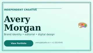 Luxe Graphic Designer Card Classic Card — editable white business card template, business card