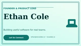 Luxe Tech Founder Card Networking Card — editable white business card template, business card