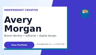 Neo Graphic Designer Card Studio Card — editable white business card template, business card