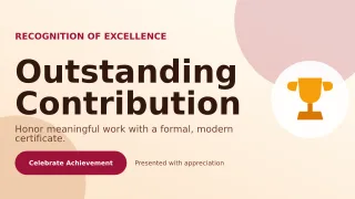 Aurora Corporate Certificate Presentation — editable white business template, youtube thumbnail