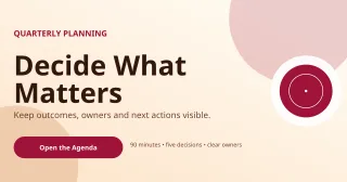 Aurora Meeting Agenda Announcement — editable white business template, link preview