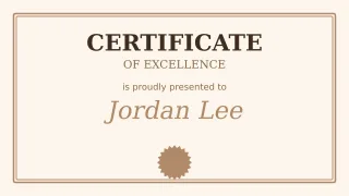 Certificate — editable white business template, youtube thumbnail