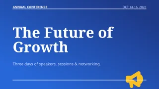 Conference — editable blue business template, youtube thumbnail